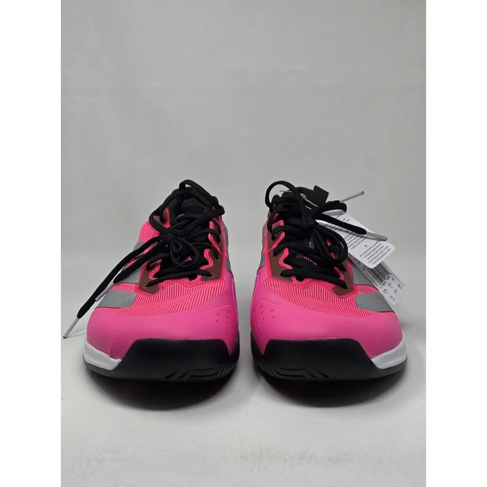 Adidas Adizero Ubersonic 5 Men's Size 13 Pink Silver Tennis Shoes JQ2901 NEW